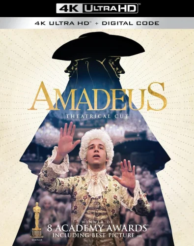 poster movie Amadeus 4K 1984